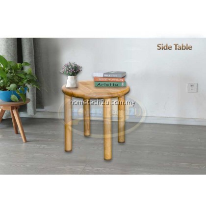 AGATHA SOLID WOOD BED SIDE LAMP TALBE (100% MADE IN MALAYSIA)
