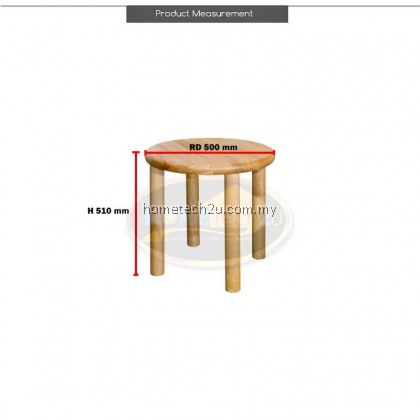 AGATHA SOLID WOOD BED SIDE LAMP TALBE (100% MADE IN MALAYSIA)