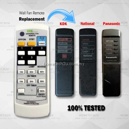 KDK NATIONAL PANASONIC WALL FAN REMOTE CONTROL REPLACEMENT KDK NATIONAL PANASONIC WALL FAN REMOTE CONTROL REPLACEMENT