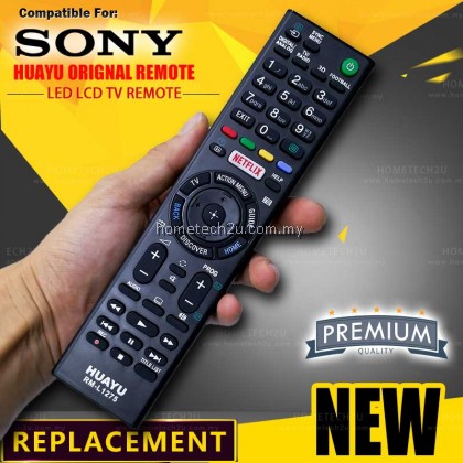 ORIGINAL HUAYU Compatible SONY TV LED LCD NETFLIX Remote Control Replacement 