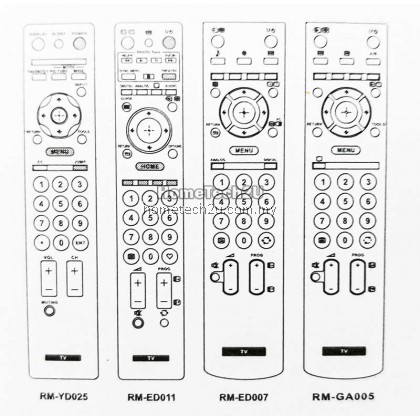 ORIGINAL HUAYU Compatible SONY TV LED LCD NETFLIX Remote Control Replacement 