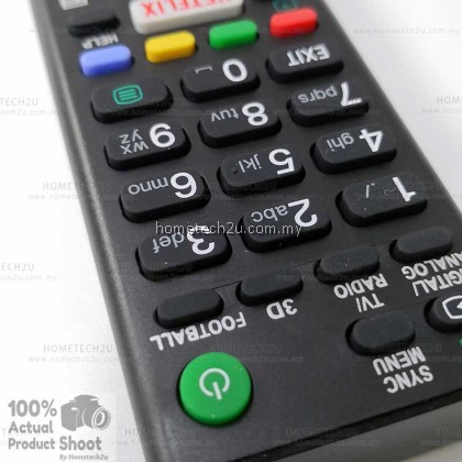 ORIGINAL HUAYU Compatible SONY TV LED LCD NETFLIX Remote Control Replacement 