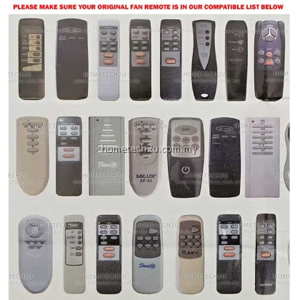 UNIVERSAL FAN REMOTE CONTROL RM-F989 for Wings Deka Elmark KDK Alpha Winter Eurouno Fanco Panasonic National UNIVERSAL FAN REMOTE CONTROL RM-F989 for Wings Deka Elmark KDK Alpha Winter Eurouno Fanco Panasonic National