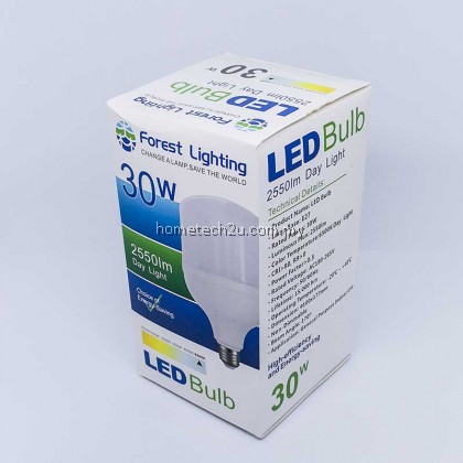 FOREST LIGHTING 30W E27 ENERGY SAVING LED BULB DAYLIGHT