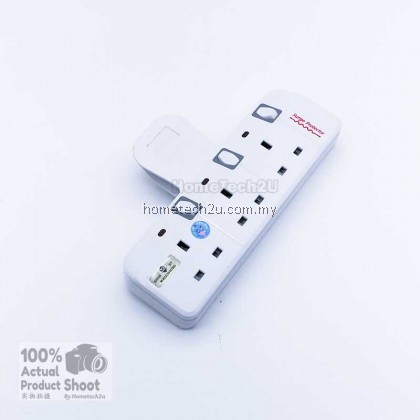 SUNSTAR WALL T-ADAPORT EXTENSION SWITCH SOCKET WITH SURGE PROTECTED (SIRIM APPROVED) SUNSTAR WALL T-ADAPORT EXTENSION SWITCH SOCKET WITH SURGE PROTECTED (SIRIM APPROVED)