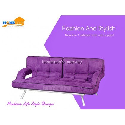 FANTASIE Living room 2 in 1 Foldable Sofa Bed With Arm rest(3 seater)