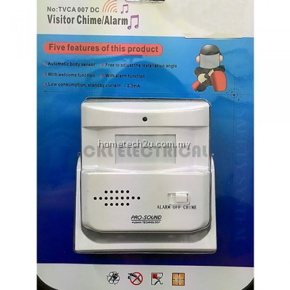 【Ready Stock Msia】Wireless Door Bell Welcome Alarm Chime Motion Sensor Detector Low pow 【Ready Stock Msia】Wireless Door Bell Welcome Alarm Chime Motion Sensor Detector Low pow