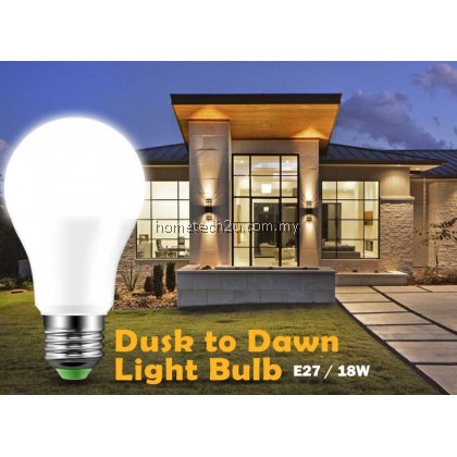 Sensor Light Dusk To Dawn Led Bulb E27 18w Night Led Security Bulb Auto ON OFF Lighting Lamp