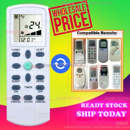 Daikin York Aircond Remote Control Replacement York Air Conditioner Remote control ECGS01/ DGS01
