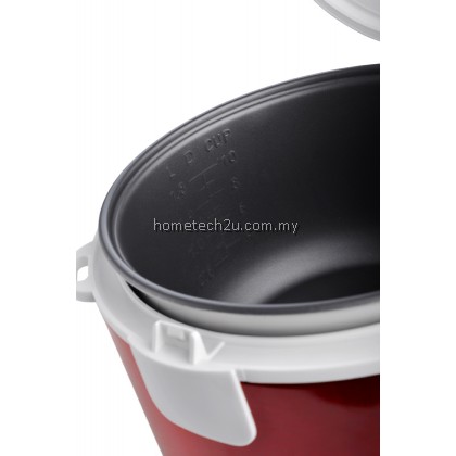 Pensonic 1.8L Jar Rice Cooker PSR-1802 RED