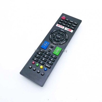 SHARP Smart LED TV Remote Control Compatible Netflix Youtube Button Replacement