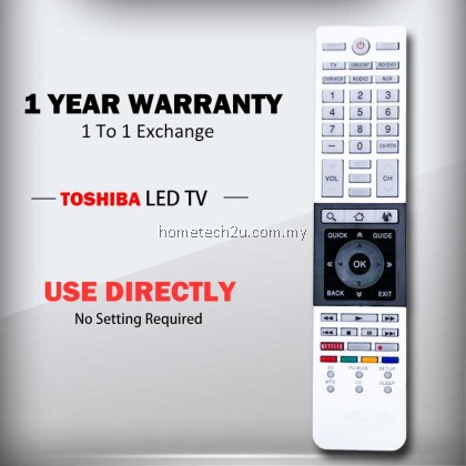 OEM TOSHIBA 3D Smart LED TV Remote Control Remote Control Replacement RM-L1328