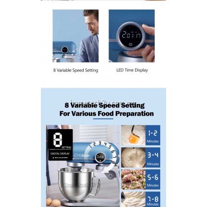 THE BAKER Heavy Duty Stand Mixer 5 Artisan 800W DC Motor Elegant Series THE BAKER Heavy Duty Stand Mixer 5 Artisan 800W DC Motor Elegant Series