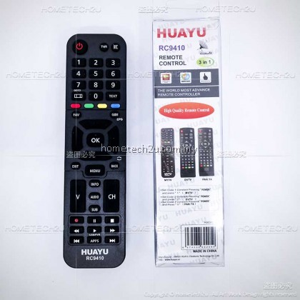 MYTV REMOTE CONTROL MULTI REPLACEMENT HUAYU (RC9410)