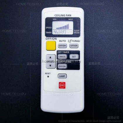 OEM PANASONIC KDK ORIGINAL CEILING FAN REMOTE CONTROL REPLACEMENT FOR K14Z9/F-M14F1 V56VK