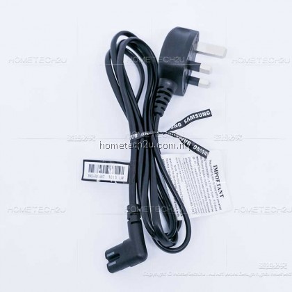 Original Samsung L Angle Mains Power Cable AC Cord for Samsung LED TV Compatible For ASTRO (1.5M)