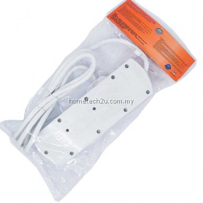 PNC TRAILING SOCKET EXTENSION SWITCH SOCKET 3 GANG 2 METERS