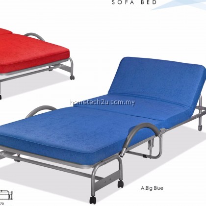 Hometech2u Foldable Bed With Head Reclining Function Blue Hometech2u Foldable Bed With Head Reclining Function Blue