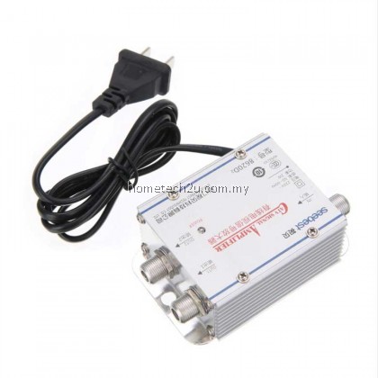 Seebest MYTV DVB-T2 Digital TV Signal Amplifier Booster Digital Cable Tv Amplifier Splitter-1 into 2 Out TV