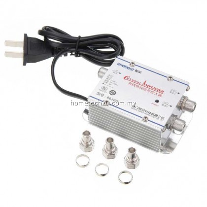 Seebest MYTV DVB-T2 Digital TV Signal Amplifier Booster Digital Cable Tv Amplifier Splitter-1 into 2 Out TV