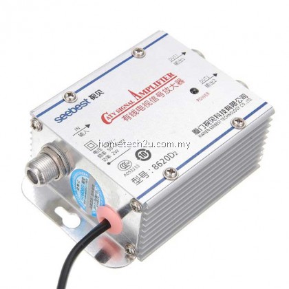 Seebest MYTV DVB-T2 Digital TV Signal Amplifier Booster Digital Cable Tv Amplifier Splitter-1 into 2 Out TV