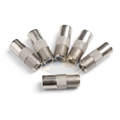  RF Coaxial F Type Female to PAL Male Connector 9.5 TV Antenna Connector for mytv