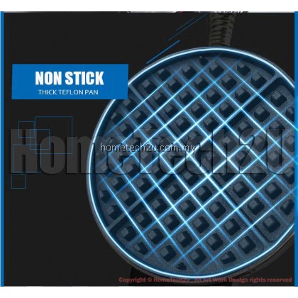 Homelux Commercial Electric Single Waffle Maker Baker Non Stick Waffle Cake Machine