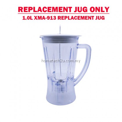 XMA Blender XMA-913 300W 1.5L Plastic Jar + Dry Mill With Safety Lock (Blender Murah)