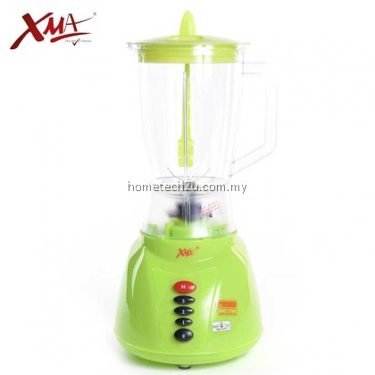 XMA Blender XMA-913 300W 1.5L Plastic Jar + Dry Mill With Safety Lock (Blender Murah)