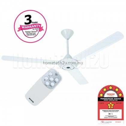 Khind 3 Blade Ceiling Fan with Remote Control 60’’ CF630R (2 Sets/Box)