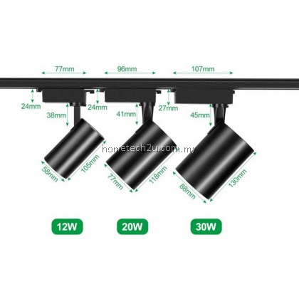 20W Led Track light Ceiling Rail Track lighting Spot Rail Spotlights Replace Halogen Lamps Bulbs For Clothing Shop-Warm White 20W Led Track light Ceiling Rail Track lighting Spot Rail Spotlights Replace Halogen Lamps Bulbs For Clothing Shop-Warm White