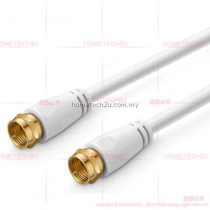RG6 Coaxial MYTV Astro Digital TV DVBT2 DTV Pure Copper Cable RG 6 Kabel TV F Type Coaxial Cable 3Meter 5Meter