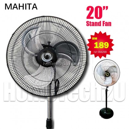 Mahita 20" Inch Industrial Stand Fan Heavy Duty Stand Fan