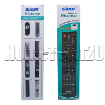 Universal HISENSE Plasma LCD LED TV Remote Control All In one Replacement