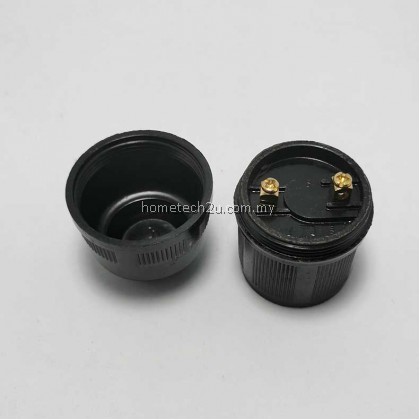 E27 Light Bulb Lamp Base Holder Pendant Edison Screw Cap Socket Vintage Lamp Base-Black