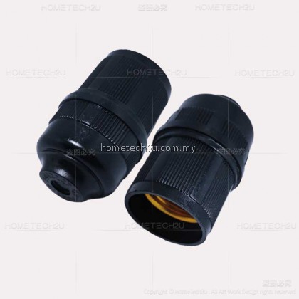 E27 Light Bulb Lamp Base Holder Pendant Edison Screw Cap Socket Vintage Lamp Base-Black