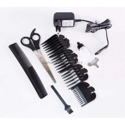 HTC Rechargeable Wireless Hair Clipper Cordless Electric Trimmer CT-8089 Mesin Rambut