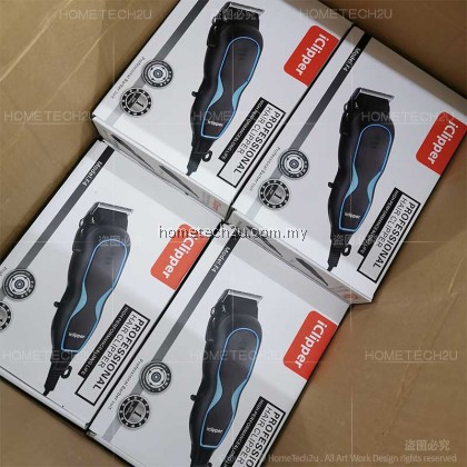 iClipper F4 Professional Barber Hair Clipper Grooming Shaver Quality Cord Hair Clipper / Gunting Rambut (Champagne Gold)