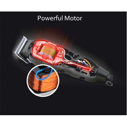 iClipper F4 Professional Barber Hair Clipper Grooming Shaver Quality Cord Hair Clipper / Gunting Rambut (Champagne Gold)