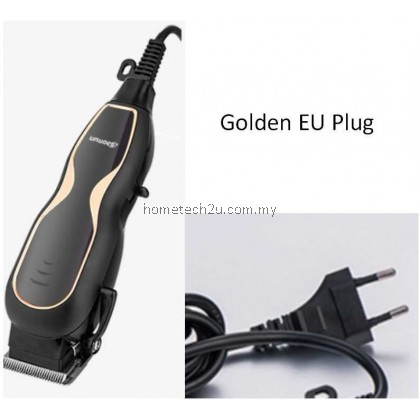 iClipper F4 Professional Barber Hair Clipper Grooming Shaver Quality Cord Hair Clipper / Gunting Rambut (Champagne Gold)