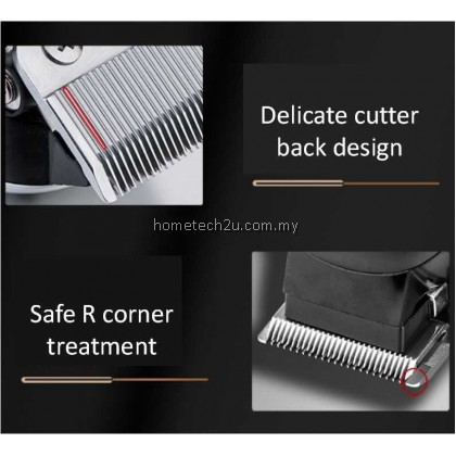 iClipper F4 Professional Barber Hair Clipper Grooming Shaver Quality Cord Hair Clipper / Gunting Rambut (Champagne Gold)