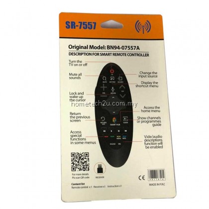 SAMSUNG Smart TV Remote control For UA50HU7000R BN59-01181G BN59-01184B BN5901184B UA55HU9000W BN59-07557A UA55H6400J BN59-01185U