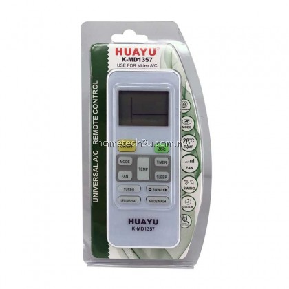 Midea Air Cond Remote Control Aircond Multi Replacement HUAYU (K-MD1357) Air Conditioner