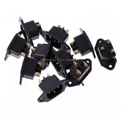 Rice Cooker AC Power Socket 3Pin 10A 250V Spare Parts power outlet AC Power Socket C14 Computer Socket Kettle Plug