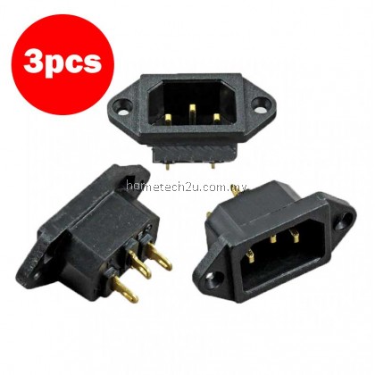 Rice Cooker AC Power Socket 3Pin 10A 250V Spare Parts power outlet AC Power Socket C14 Computer Socket Kettle Plug