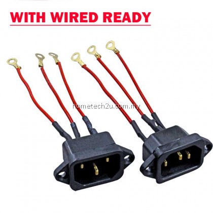 Rice Cooker AC Power Socket 3Pin 10A 250V Spare Parts power outlet AC Power Socket C14 Computer Socket Kettle Plug