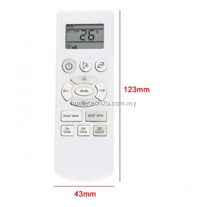 Samsung Air Conditioner Remote Control Replacement TP14068