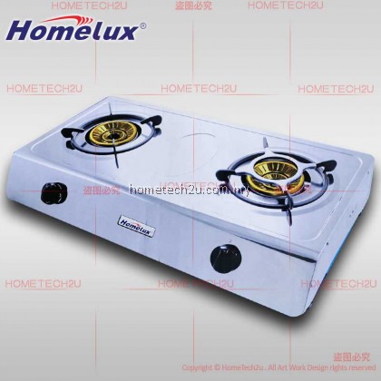 HOMELUX DOUBLE BURNER WHIRLWIND CYCLONE CAP BURNER GAS STOVE COOKER HPS-1605 [Sirim Approved]