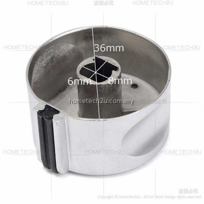 Universal Silver Gas Glass Hob Stove Knobs Cooker Oven Hob Kitchen Switch Control Newest 302 button Spare Parts