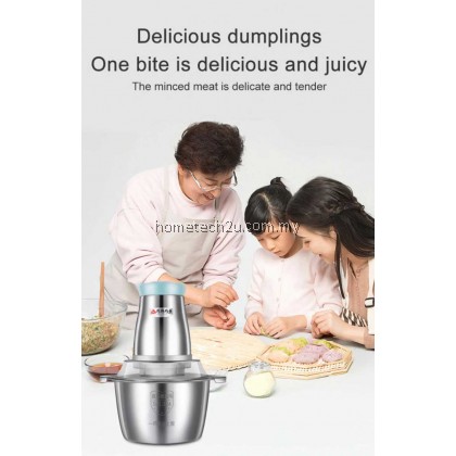 Electric Meat Grinder Household Stainless Steel Chopper Multi-function Meat Slicer 2L 3L High Quality Blender Easy Kitchen 250W